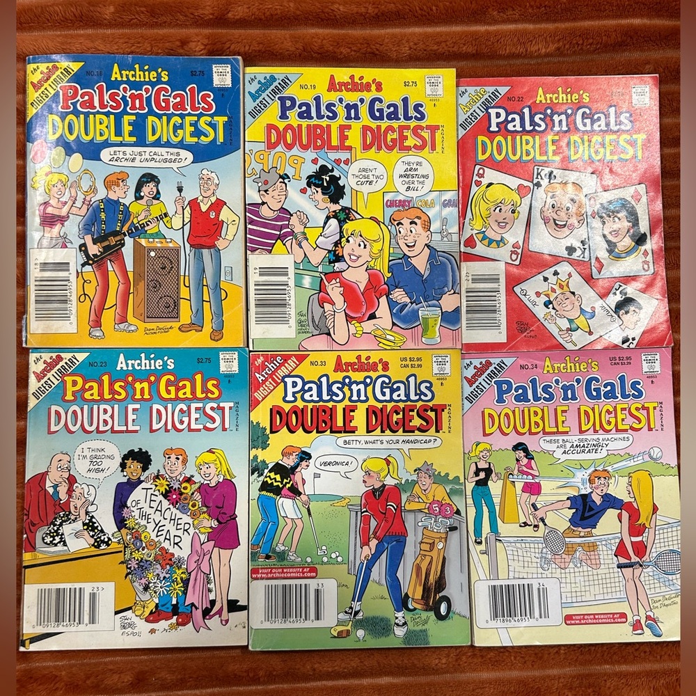 ARCHIE'S PALS 'N' GALS‎ Lot of 11 Archie Comics
